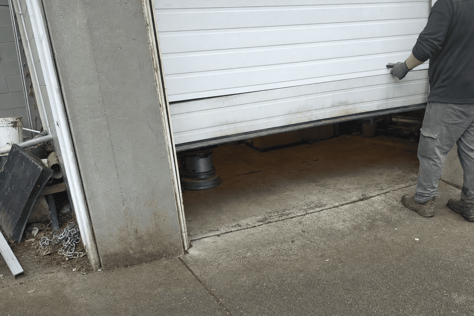 Why Is Rain Getting In Under a Commercial Overhead Door in Burnaby?